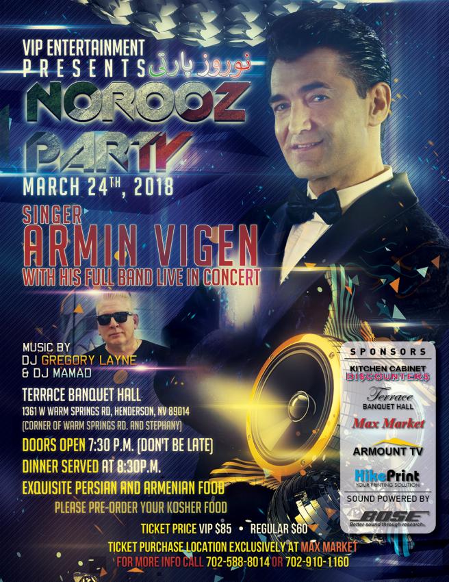 Persian New Year in Las Vegas with Armin Vigen